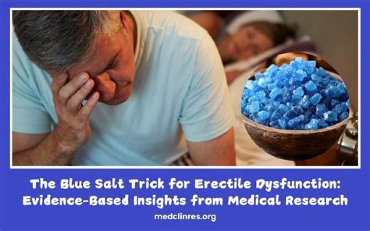 Salt Therapy for Erectile Dysfunction: A Natural Approach to Boosting Your Health